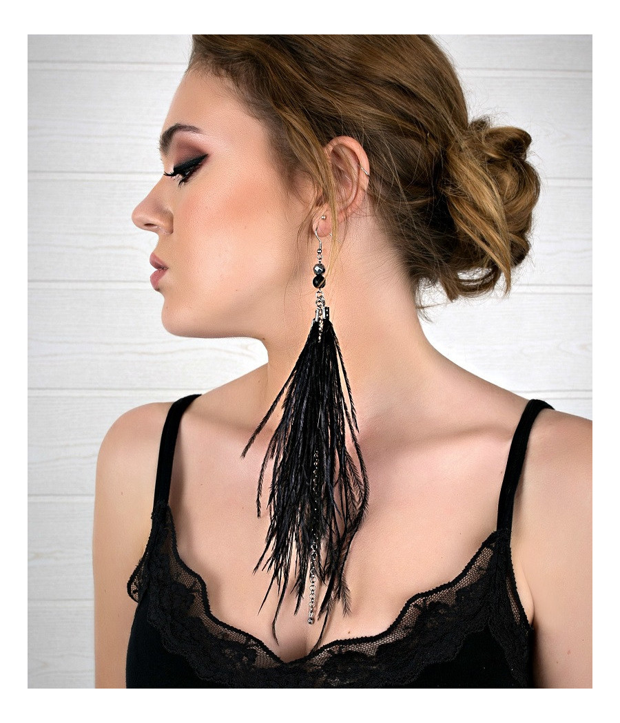 BRIDGET BLACK (EARRINGS)