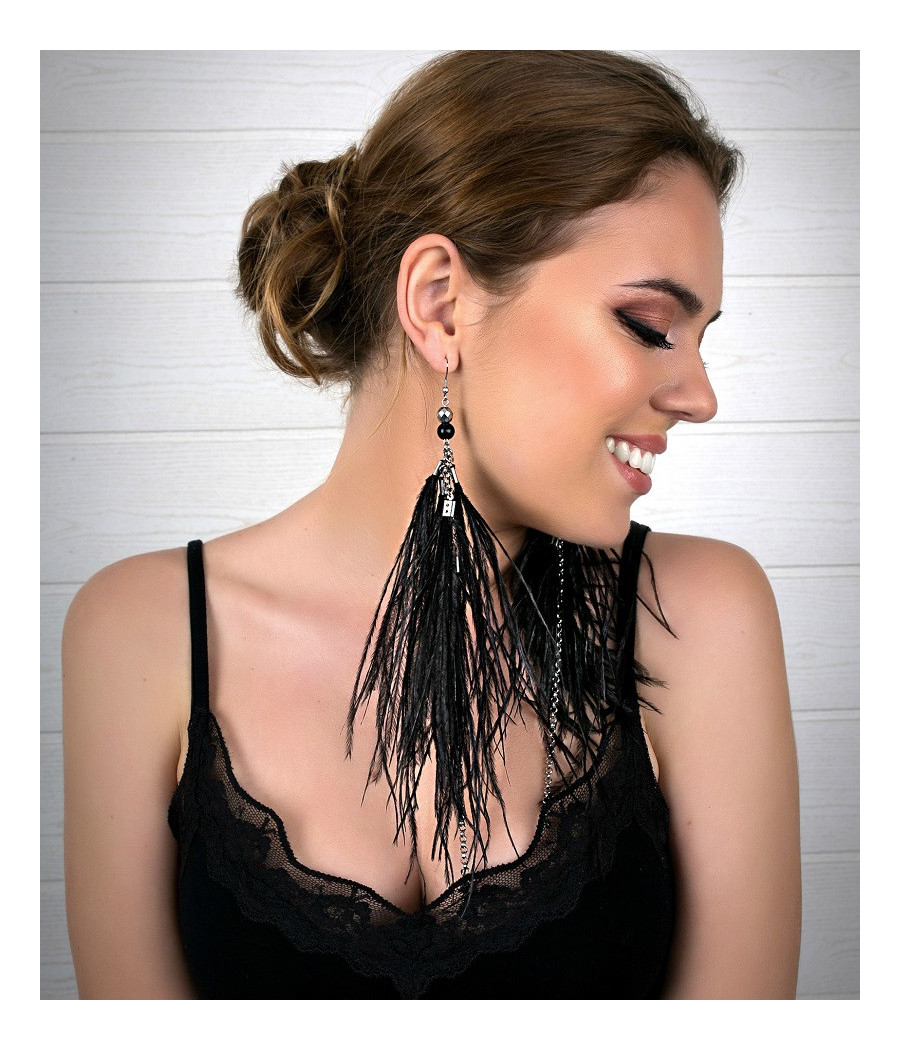 BRIDGET BLACK (EARRINGS)