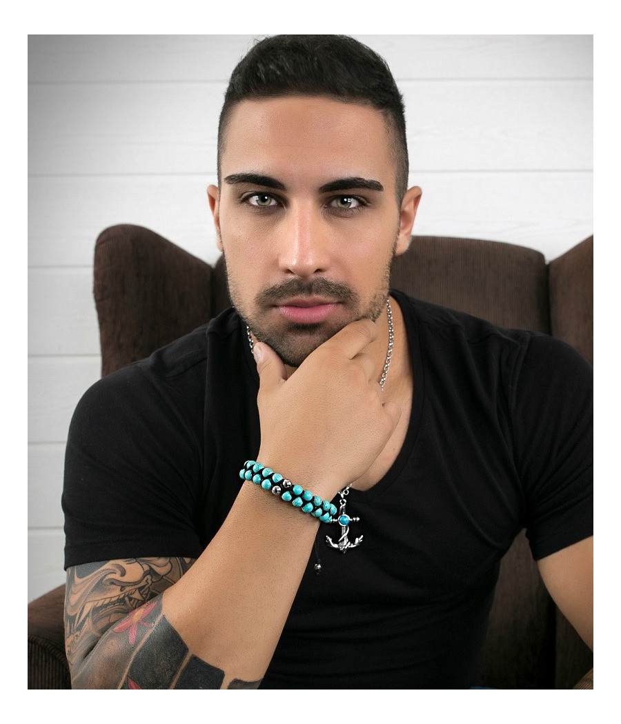 AQUA (PULSERA SHAMBALLA)