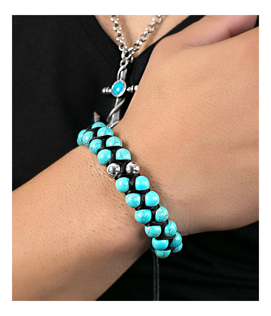 AQUA (SHAMBALLA BRACELET)