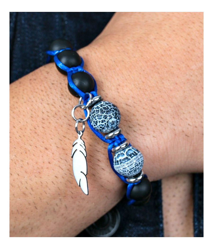 BLUE RIVER (SHAMBALLA BRACELET)