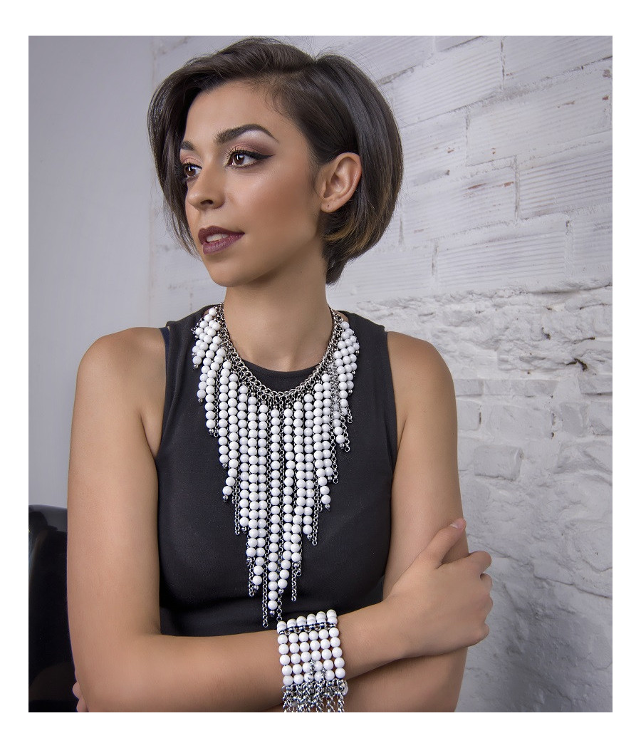 WATERFALL WHITE (Necklace) (SOLD-OUT)