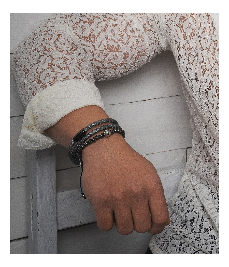 GRAY LUXE (Dúo pulseras)
